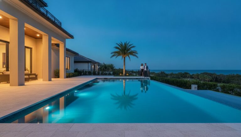 Mastering the Mirror: A Guide to Knife Edge Pool Builders in Florida