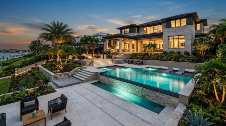 Building a Pool on a Slope in Florida: Drainage and Design