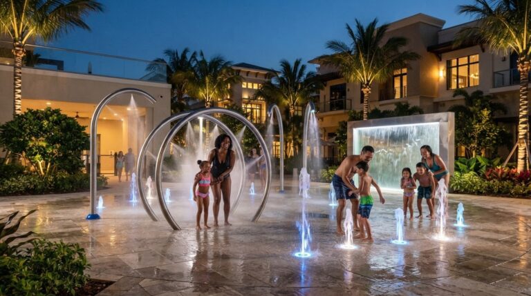 Commercial Interactive Water Features for Florida Developers