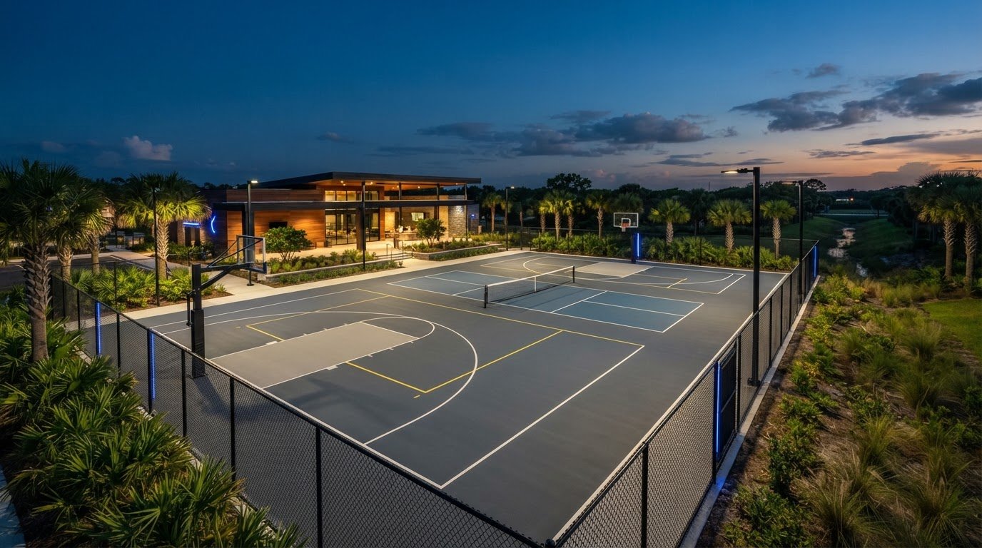 Commercial Multi-Sport Court Construction in Florida: A Buyer’s Guide