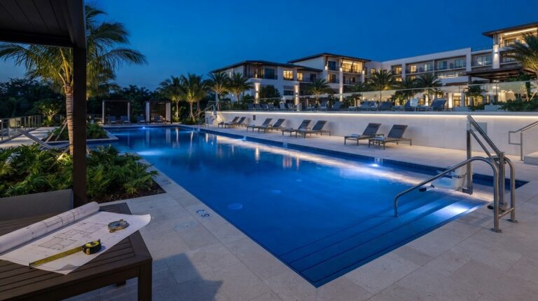 Hotel Pool Construction in Florida: Features and Code Basics