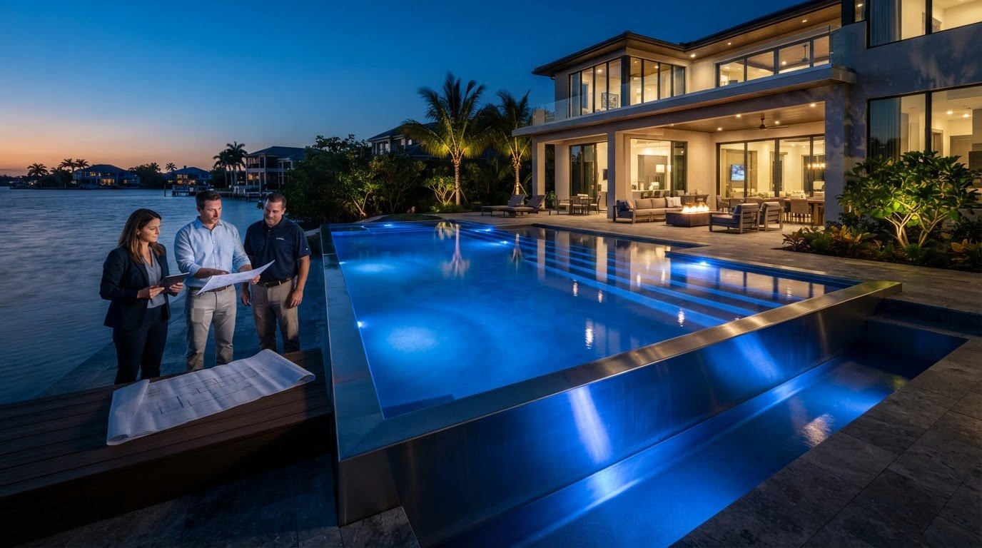 Stainless Steel Pool Builders in Florida: A Guide to Design and Construction